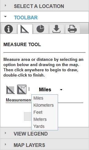 Measure tool line options